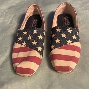 American flag W7 Bobs slip on shoes
